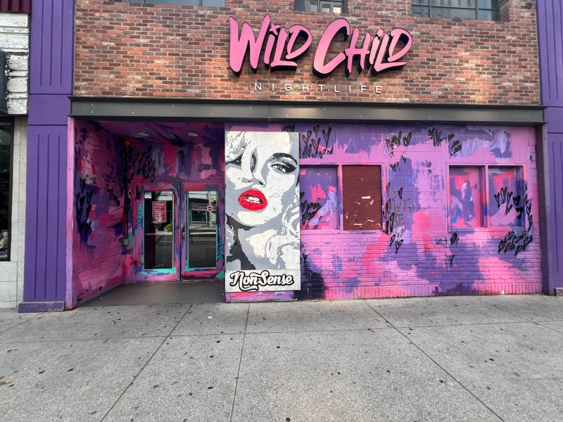 mural in Windsor by artist unknown.