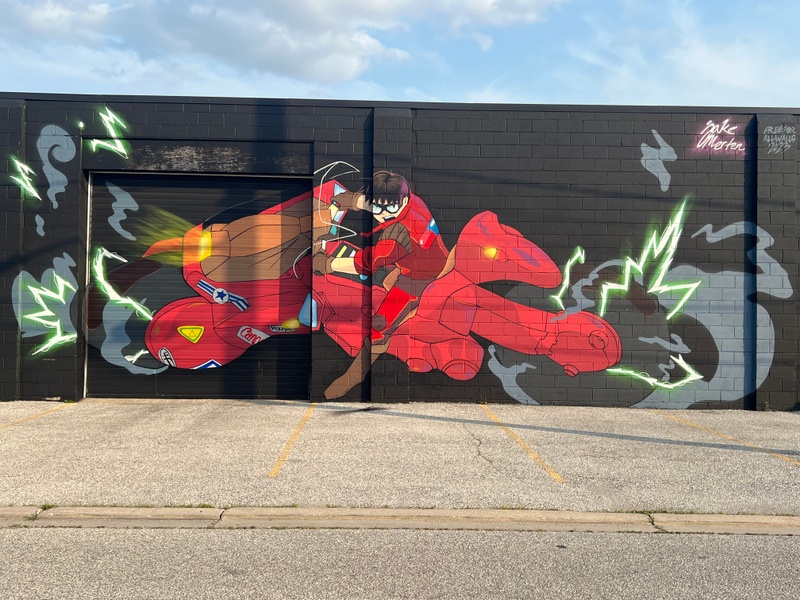 mural in Windsor by artist Jake Merten.