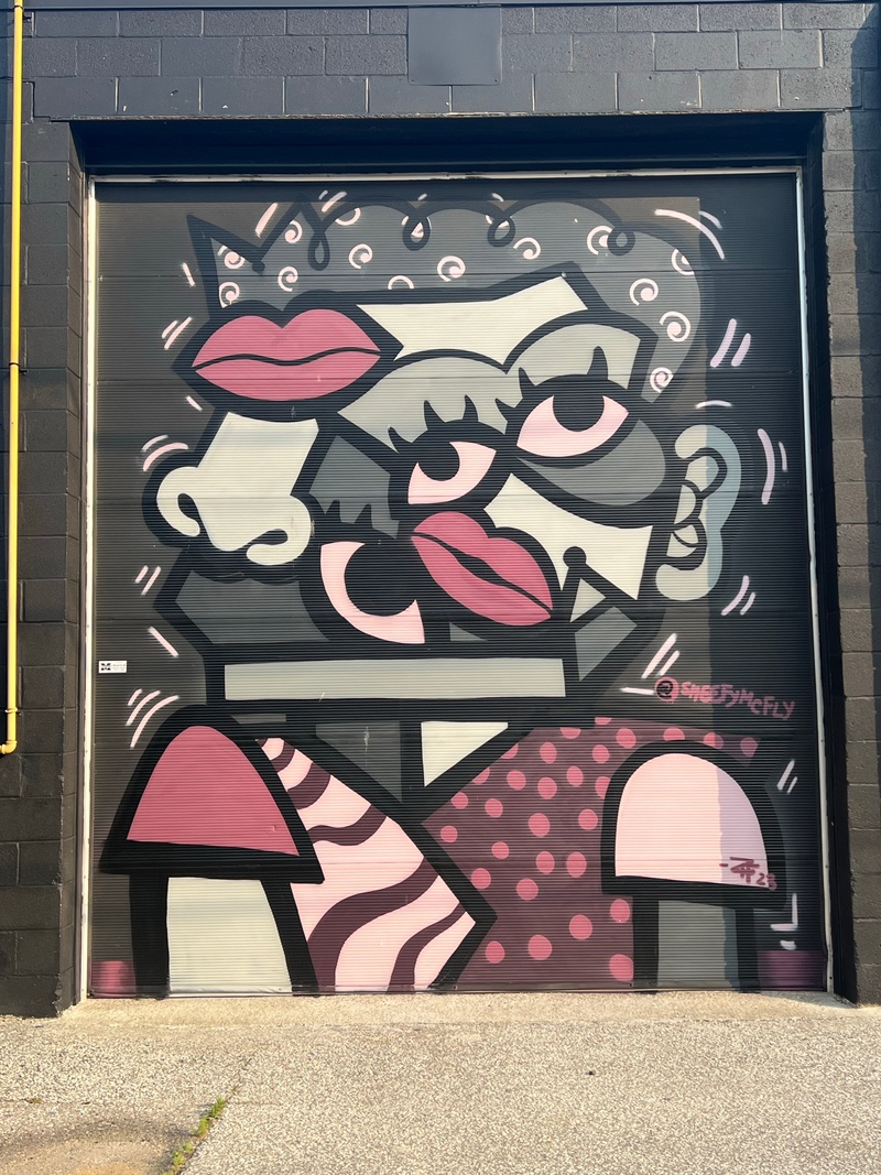 mural in Windsor by artist Sheefy McFly.