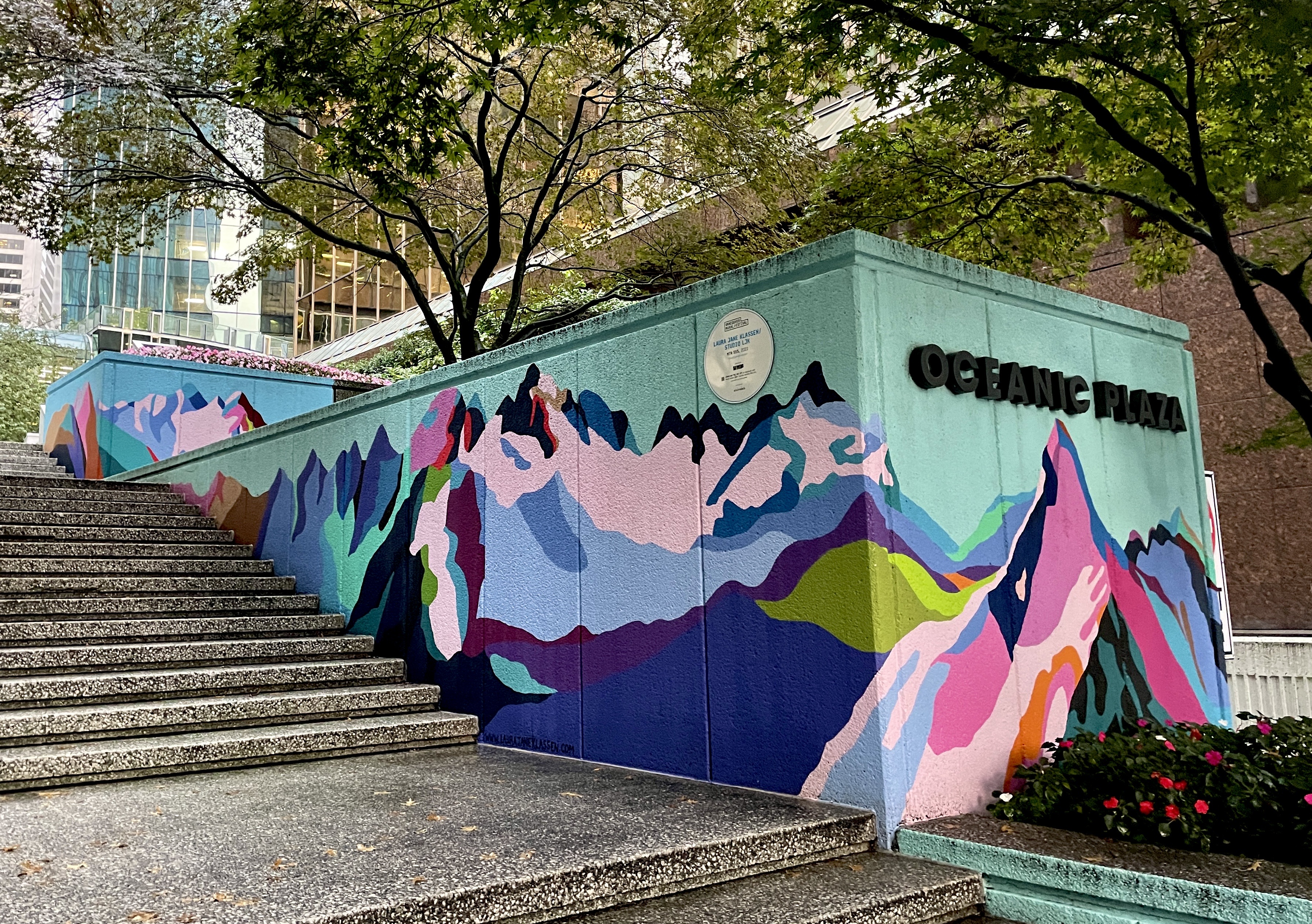 mural in Vancouver by artist Laura Jane Klassen.