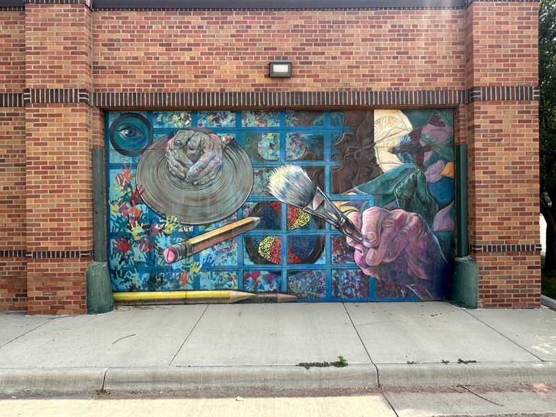 mural in Gillette by artist unknown.