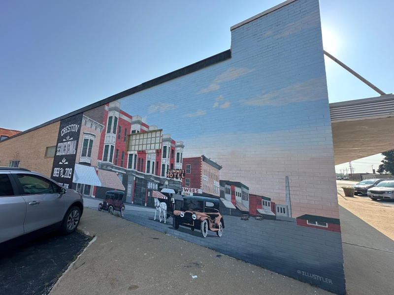mural in Creston by artist unknown.