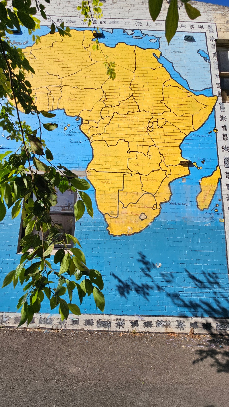 mural in Newtown by artist unknown.