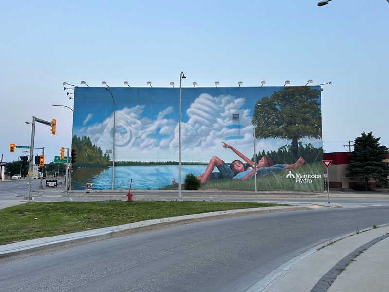 mural in Winnipeg by artist unknown.