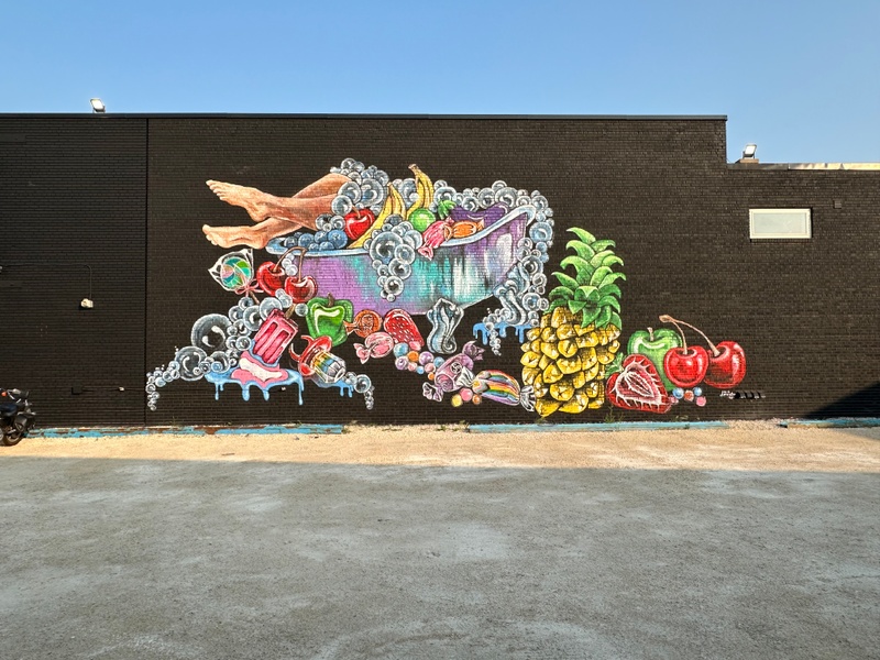 mural in Winnipeg by artist unknown.