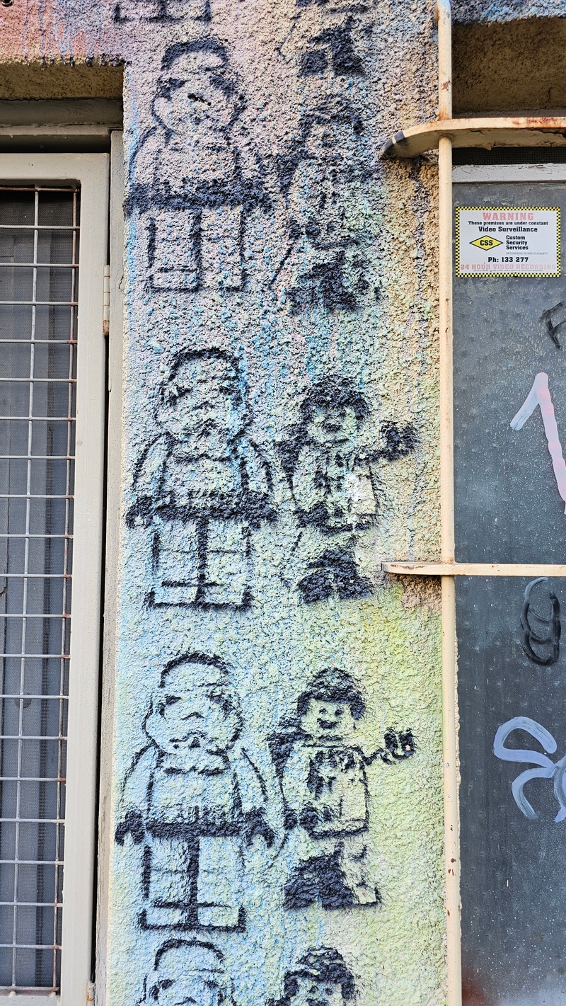 mural in Canberra by artist unknown.