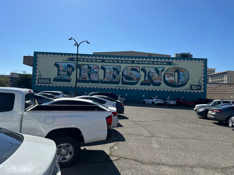 mural in Fresno by artist unknown.
