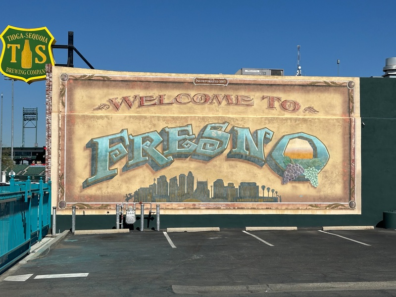 mural in Fresno by artist unknown.