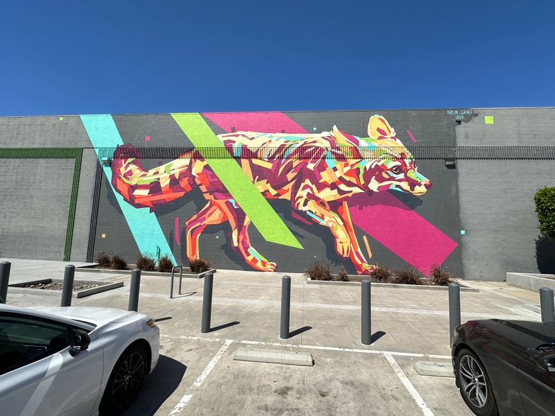 mural in Bakersfield by artist Arlin Graff.