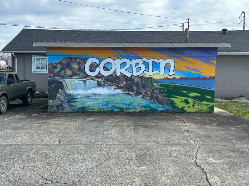 mural in Corbin by artist unknown.