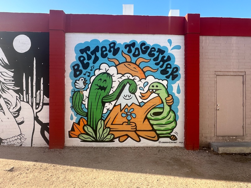 mural in Tucson by artist Hannah Eddy.