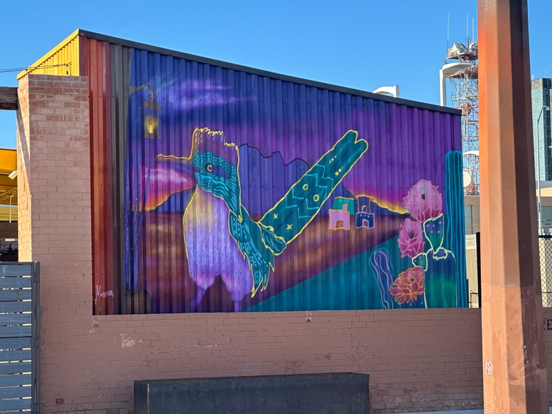 mural in Tucson by artist unknown.