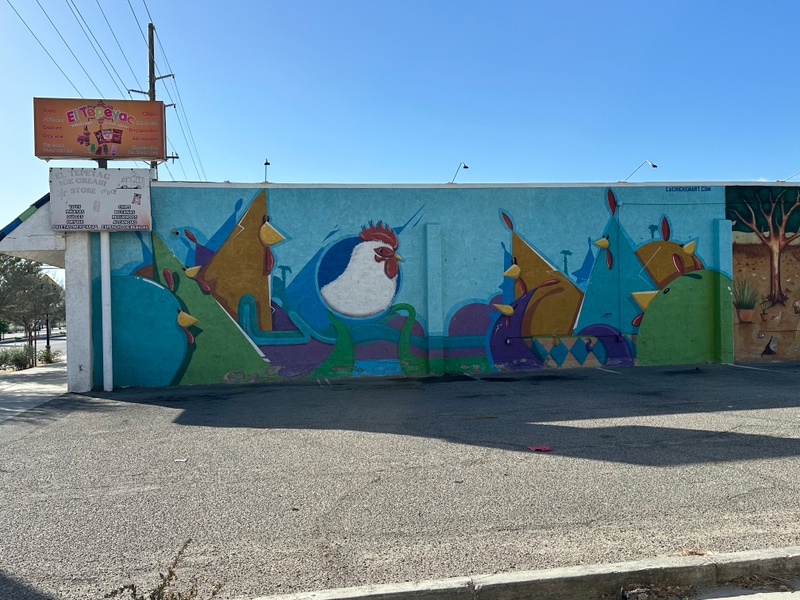 mural in Coachella by artist unknown.