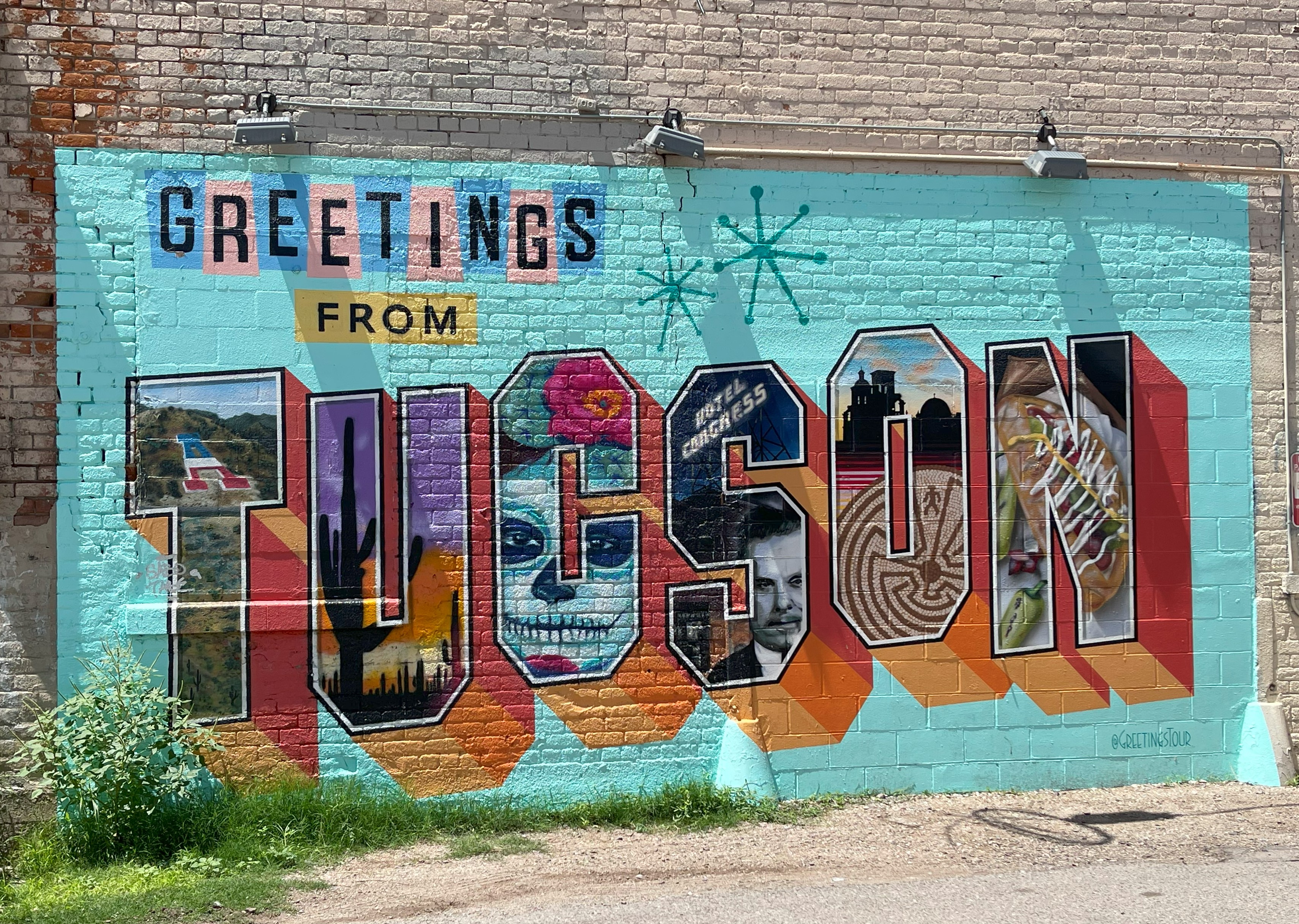 mural in Tucson by artist Greetings Tour.