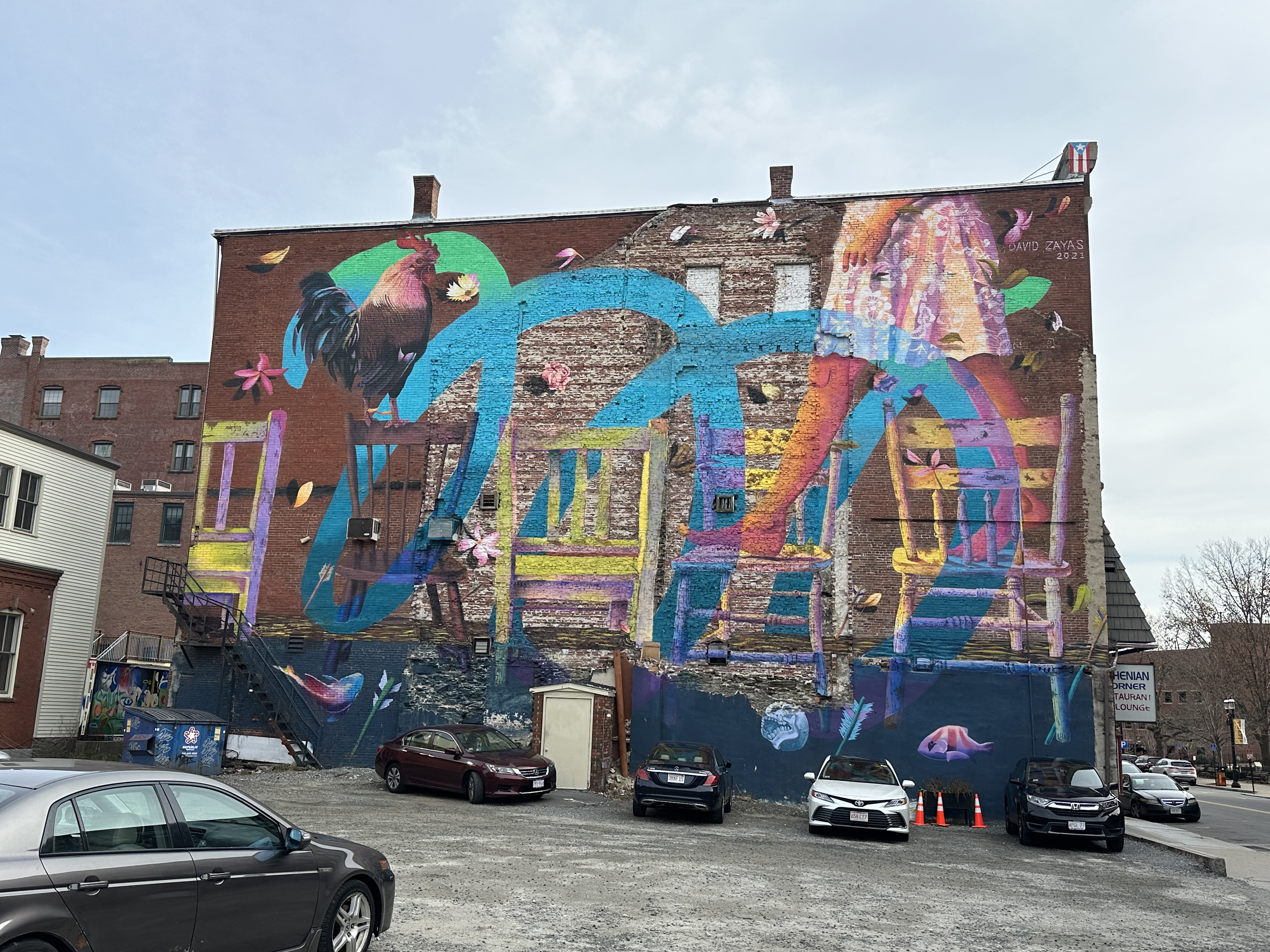 mural in Lowell by artist David Zayas.