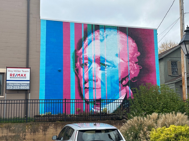 mural in Hamilton by artist unknown.