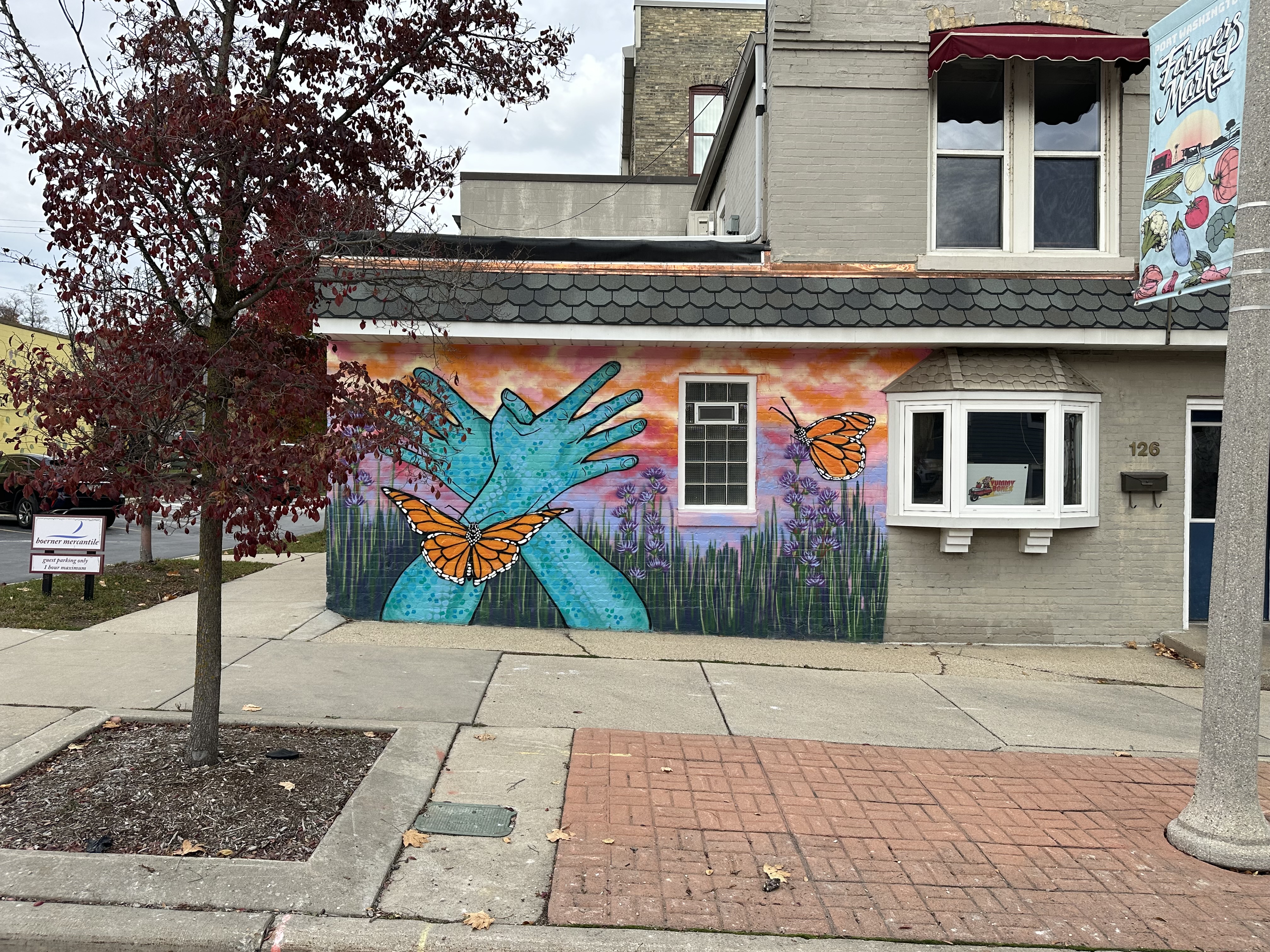 mural in Port Washington by artist John Kowalczyk.