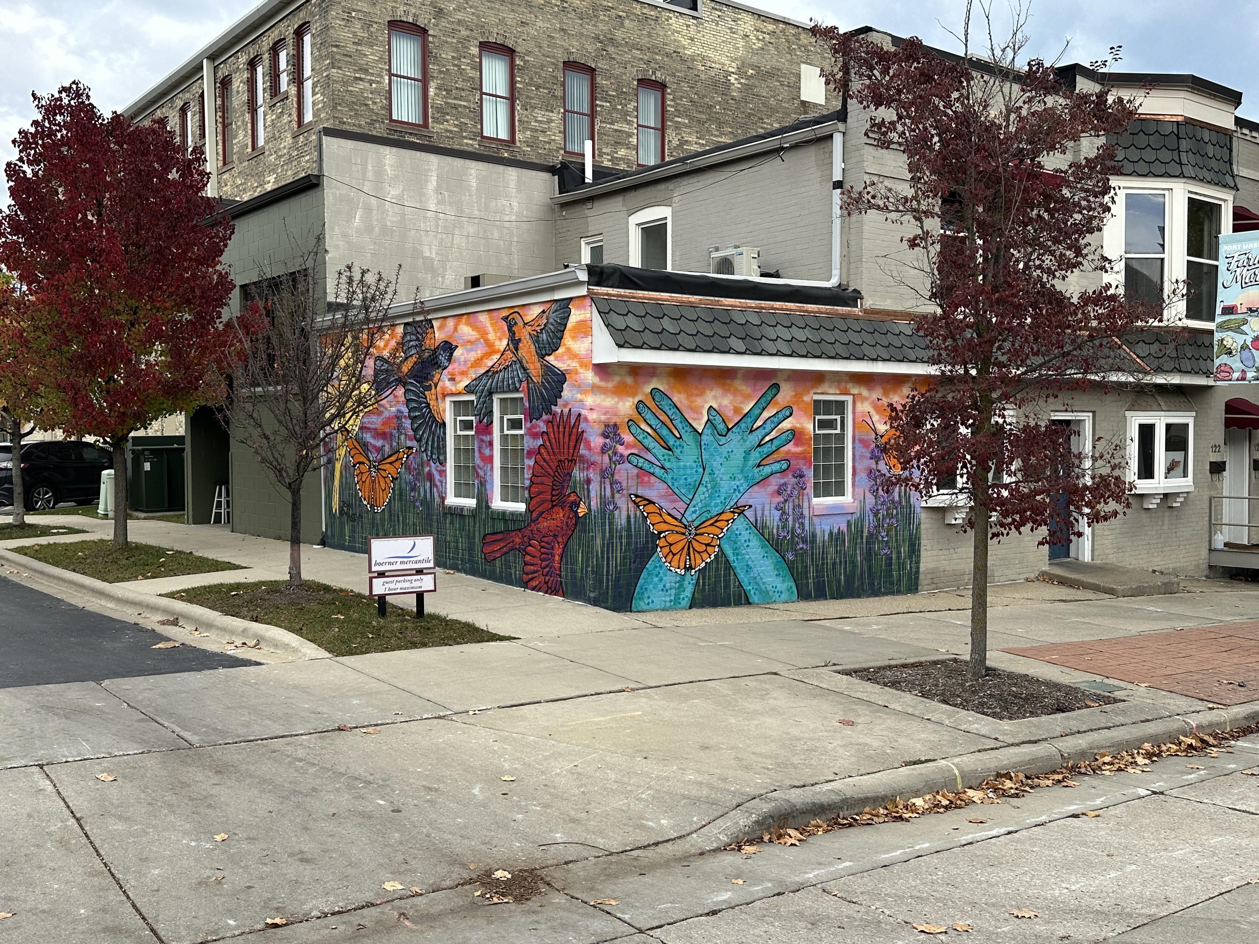 mural in Port Washington by artist John Kowalczyk.
