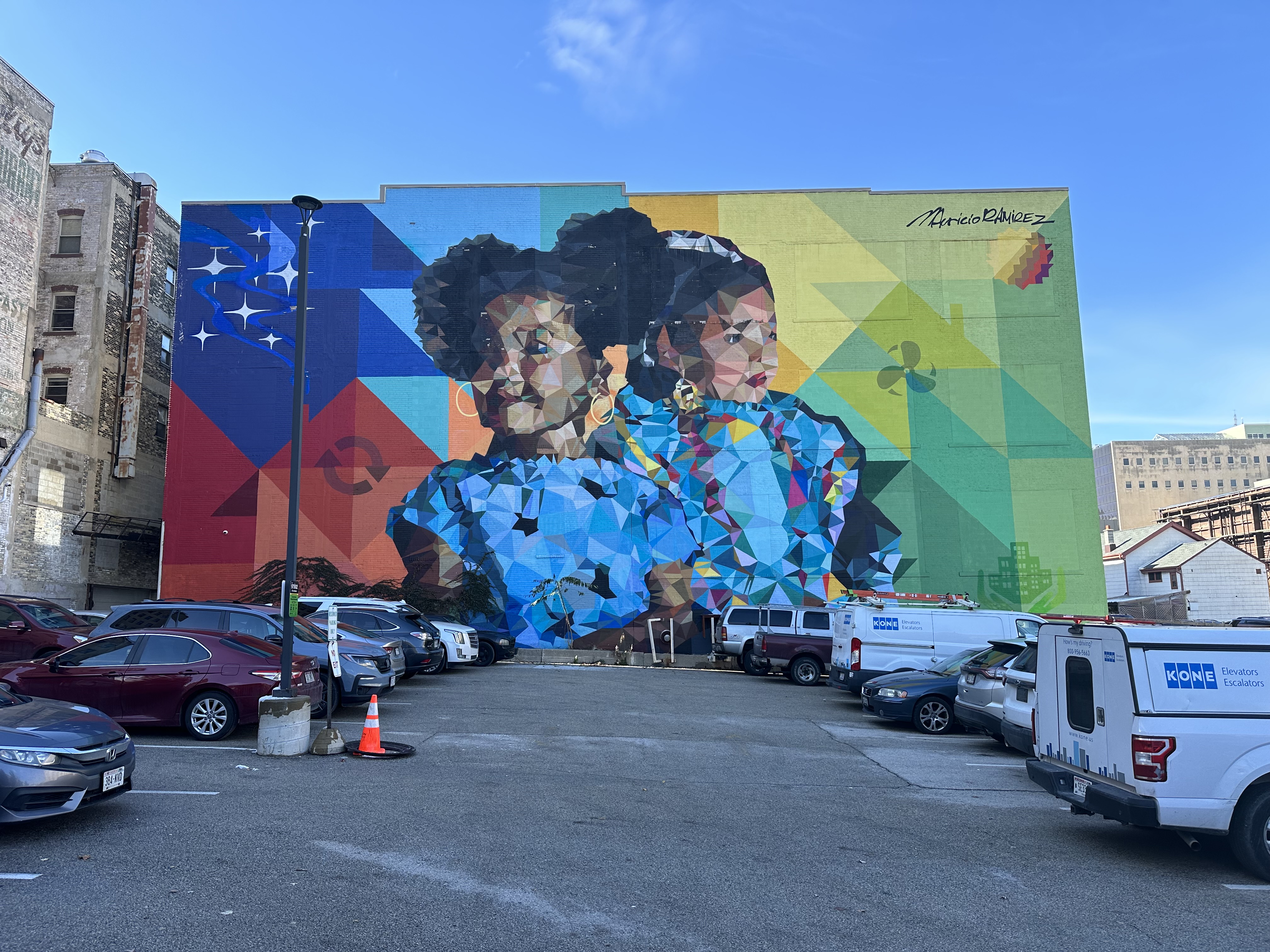 mural in Milwaukee by artist Mauricio Ramirez.