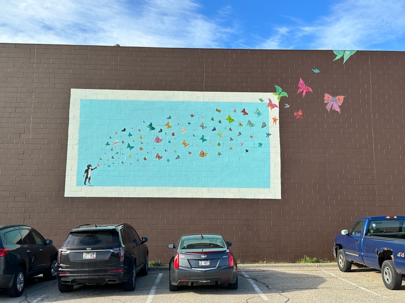 mural in Janesville by artist unknown.