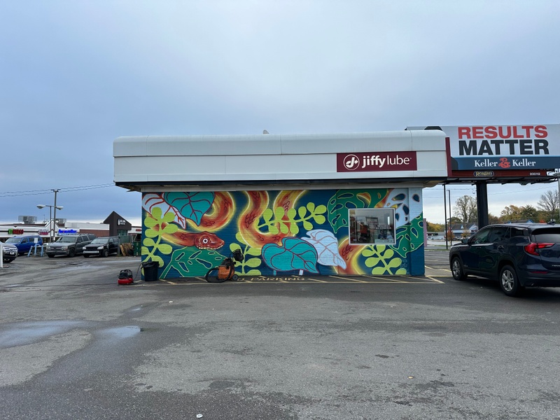 mural in Indianapolis by artist unknown.