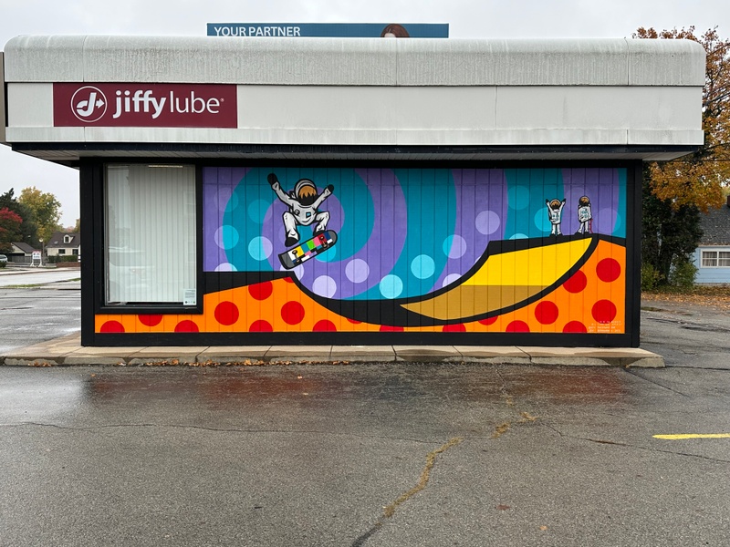 mural in Indianapolis by artist Joy Hernandez.