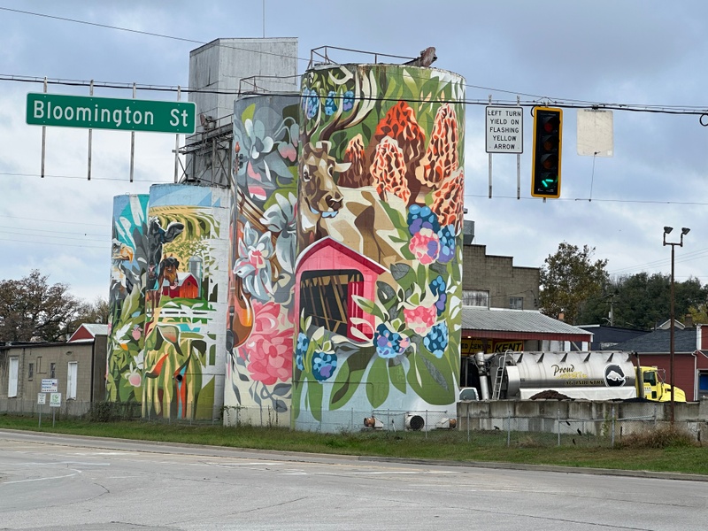 mural in Greencastle by artist unknown.