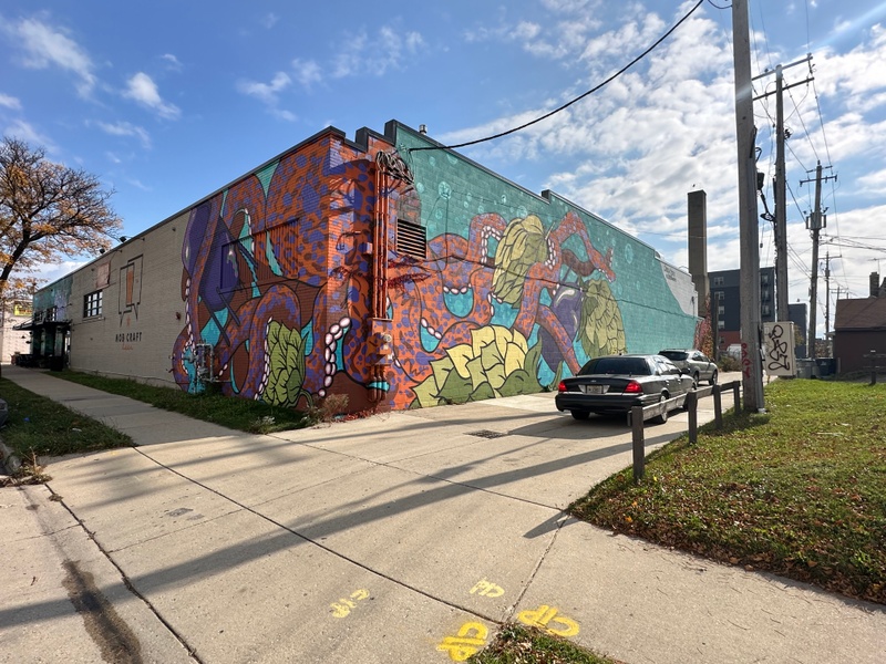 mural in Milwaukee by artist unknown.