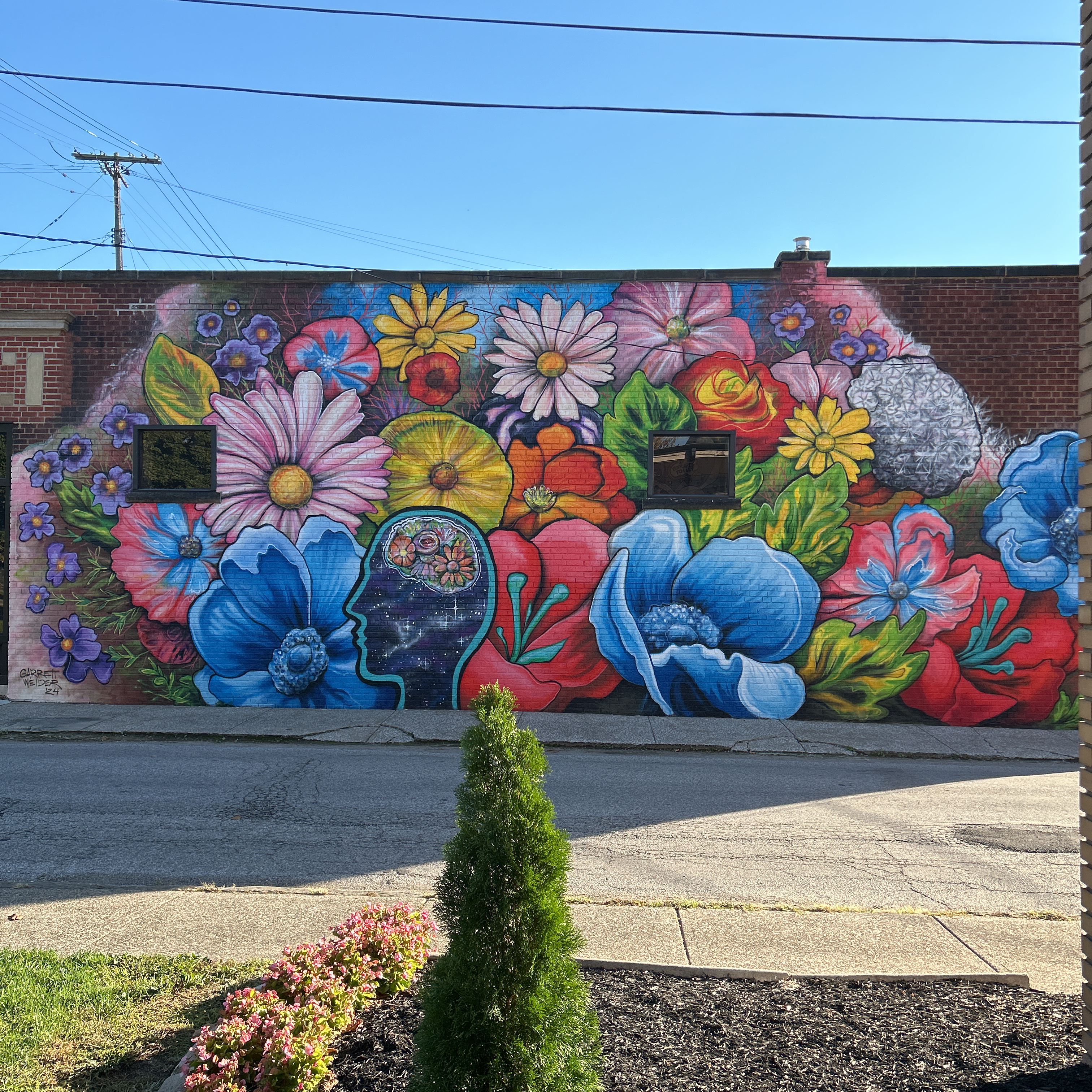 mural in Cleveland by artist Garrett Weider.
