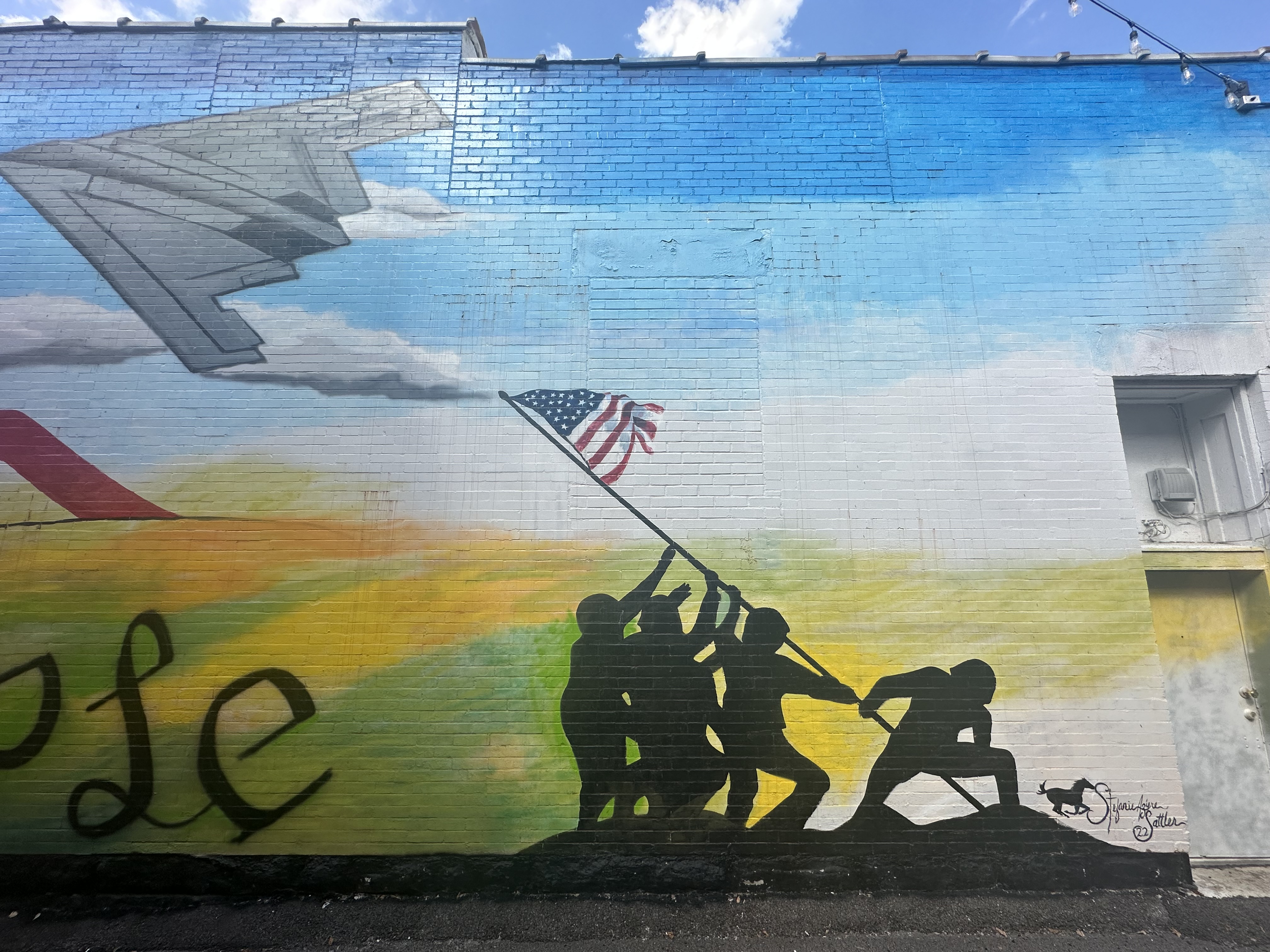 mural in Sedalia by artist unknown.
