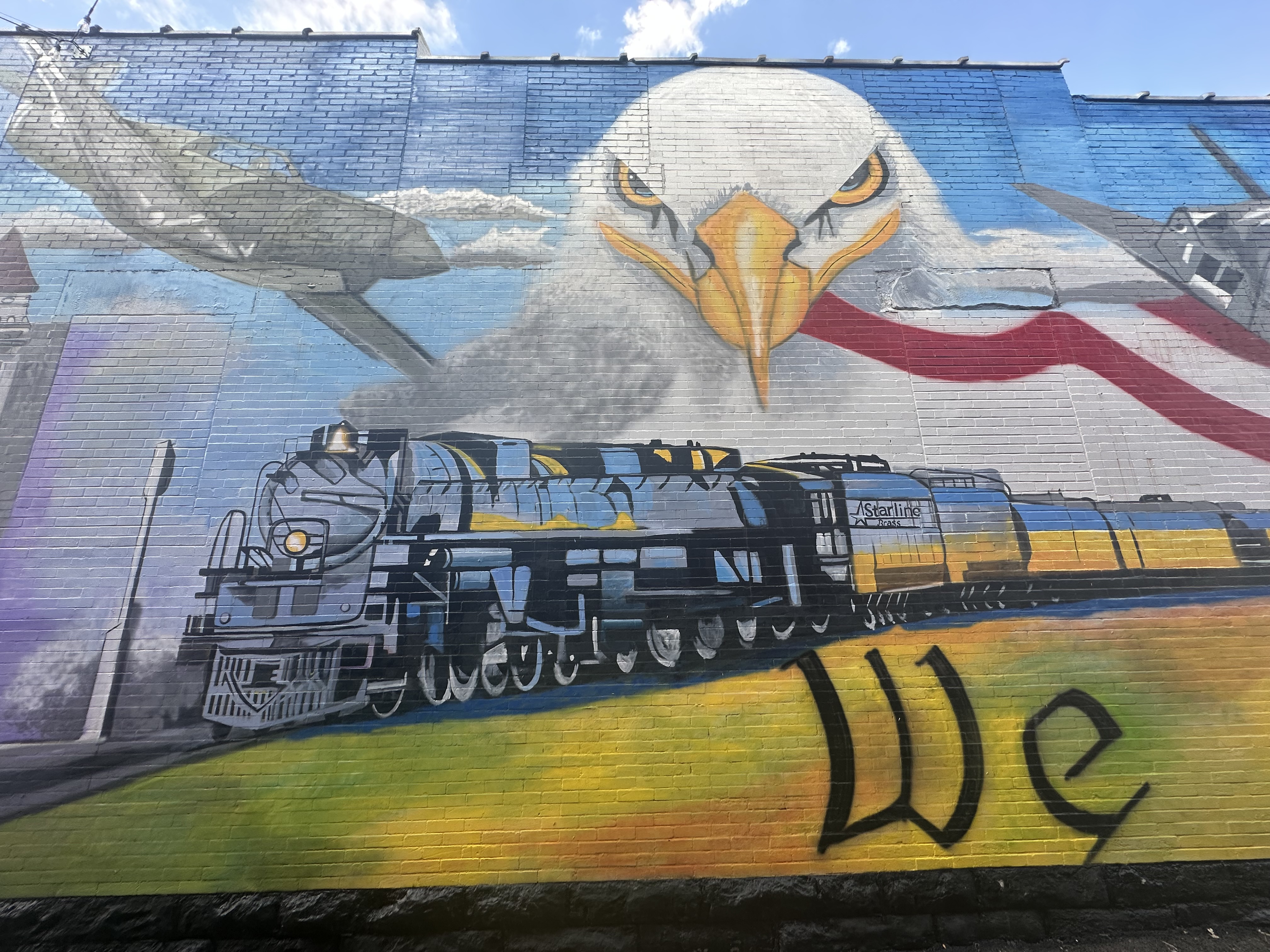 mural in Sedalia by artist unknown.