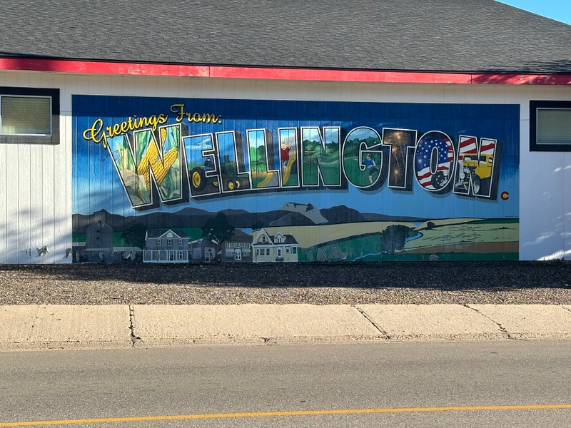 mural in Wellington by artist unknown.