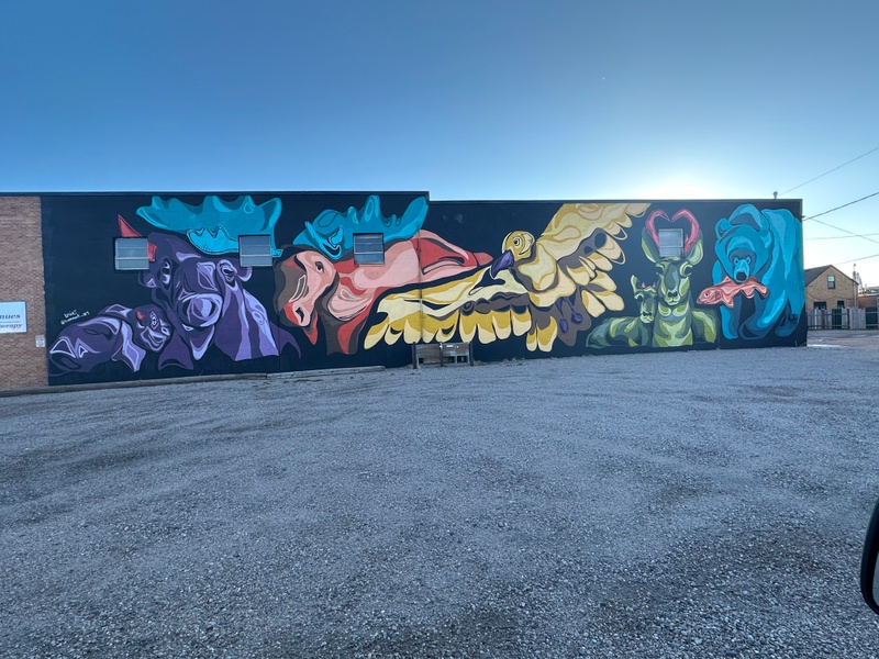 mural in Cheyenne by artist Bria Hammock.