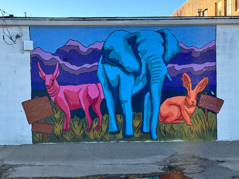 mural in Cheyenne by artist unknown.