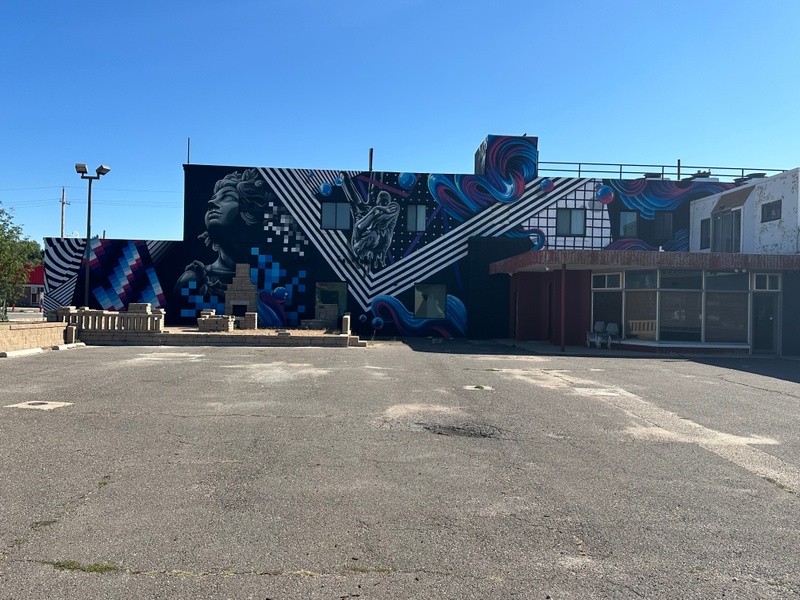 mural in Cheyenne by artist unknown.