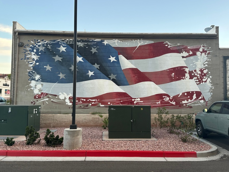 mural in St. George by artist unknown.