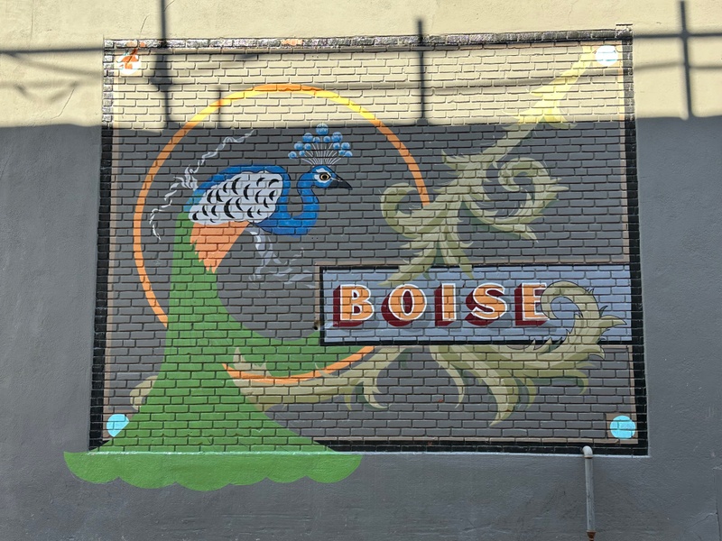 mural in Boise by artist unknown.