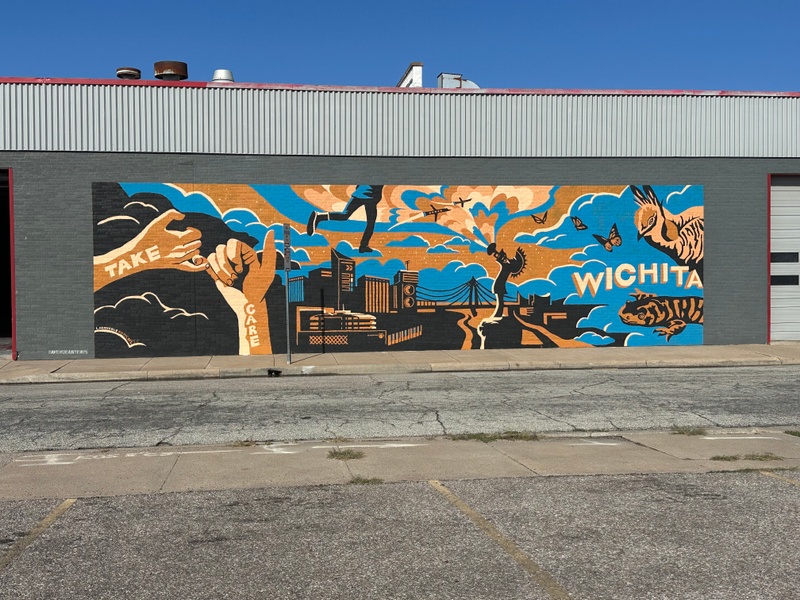 mural in Wichita by artist unknown.