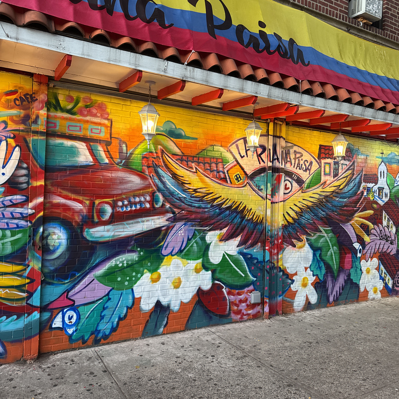 mural in Queens by artist Calichoart.