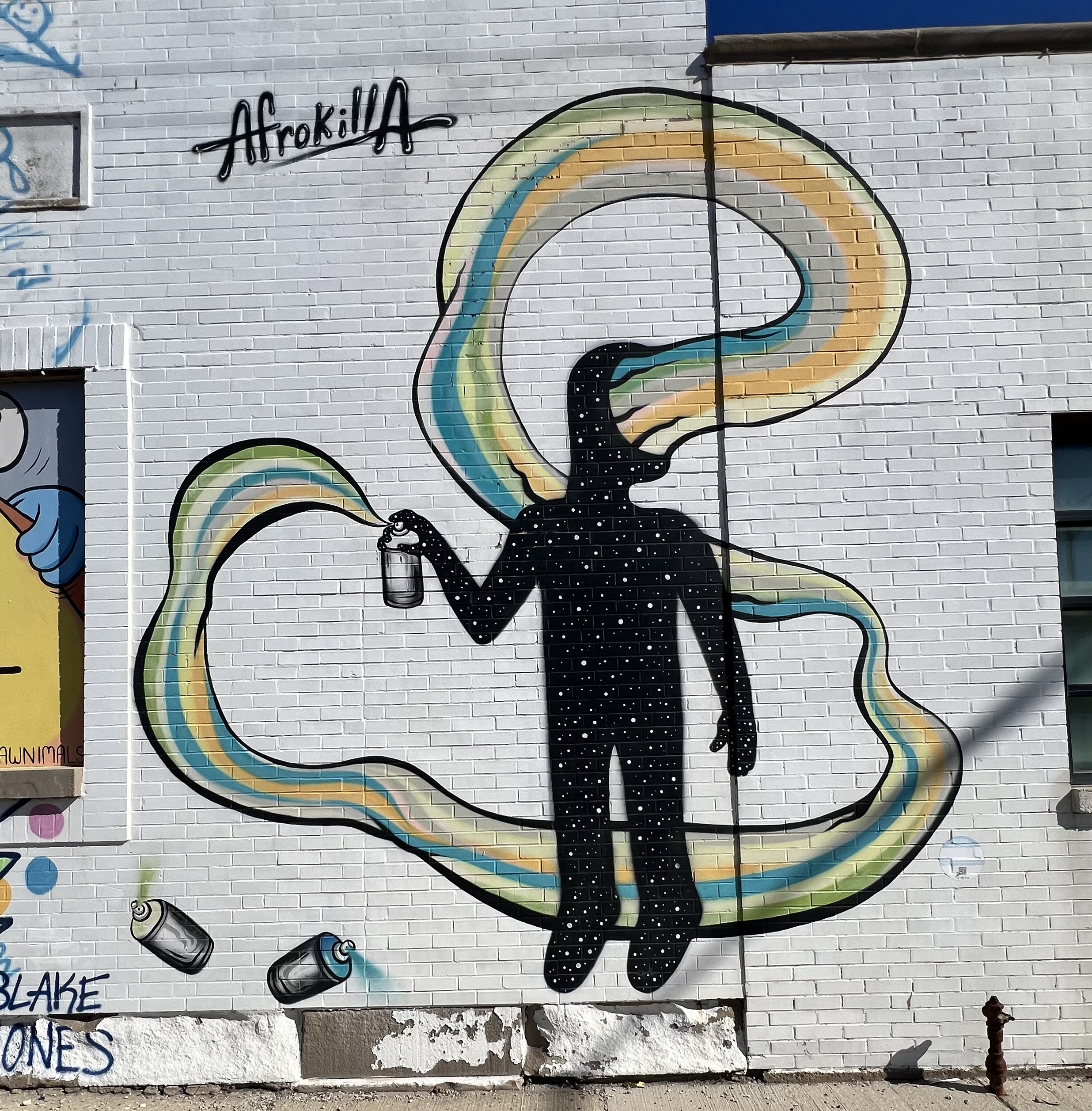 mural in Chicago by artist Afrokilla.
