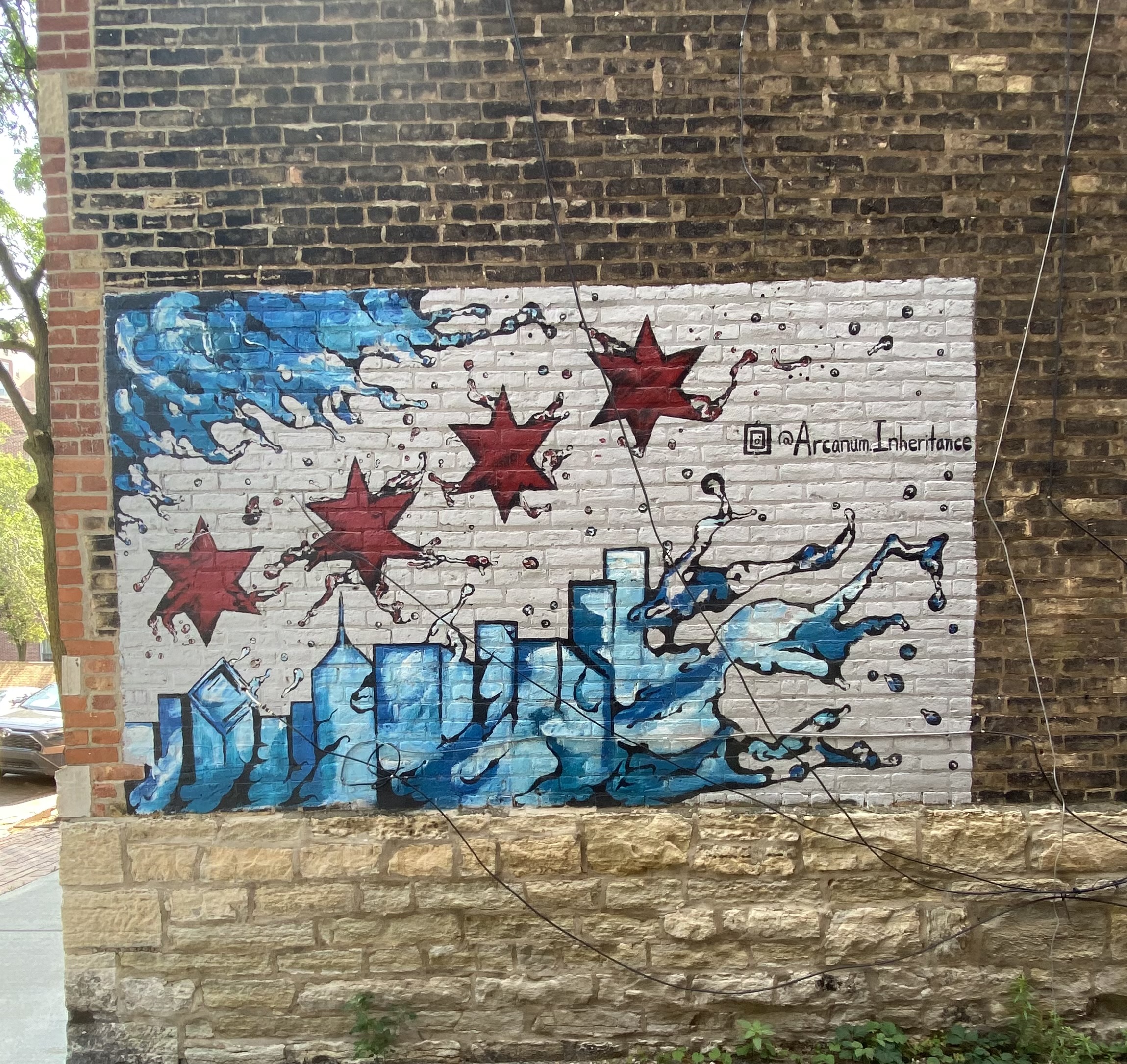 mural in Chicago by artist Sarah Yoshiko Landon.