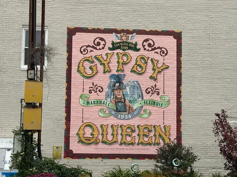 mural in Marshall by artist unknown.