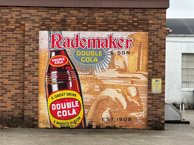 mural in Marshall by artist unknown.