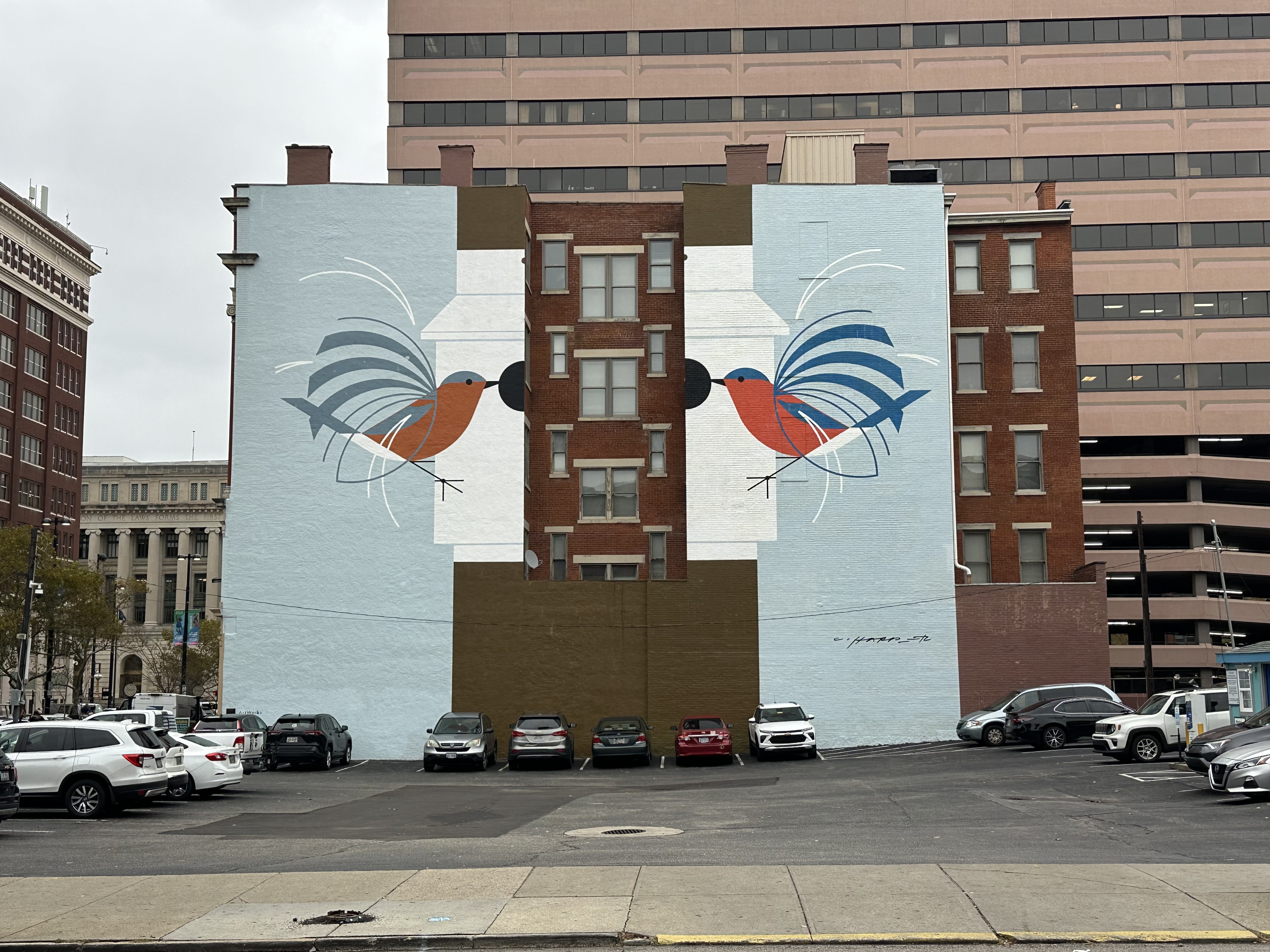 mural in Cincinnati by artist Jenny Ustick.