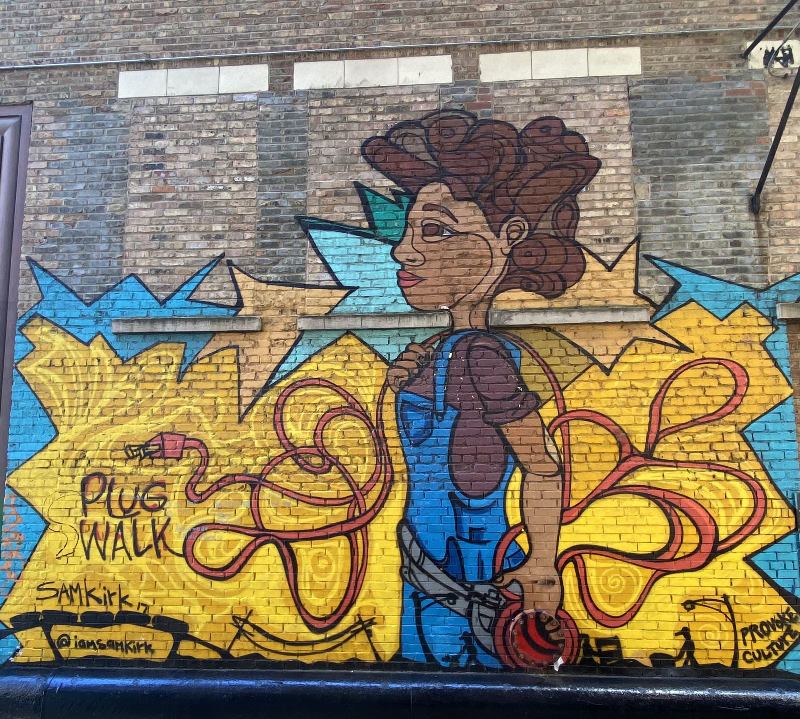 mural in Chicago by artist Sam Kirk.