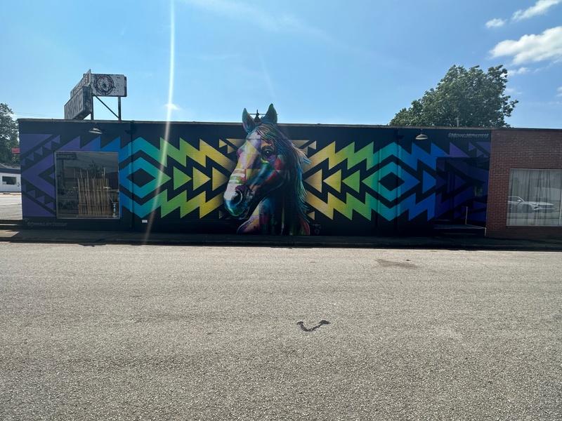 mural in Decatur by artist Michael Mcpheeters.