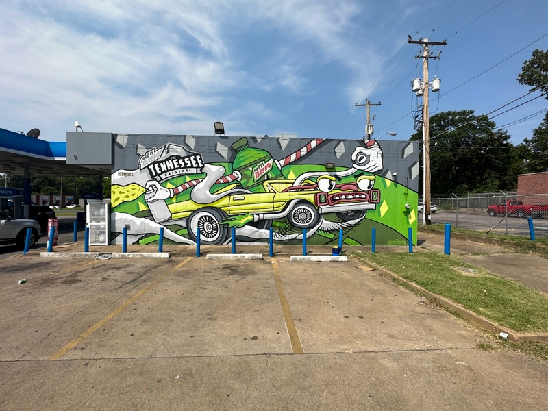 mural in Memphis by artist unknown.