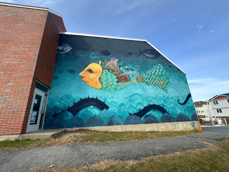 mural in Worcester by artist Lucas Aoki.