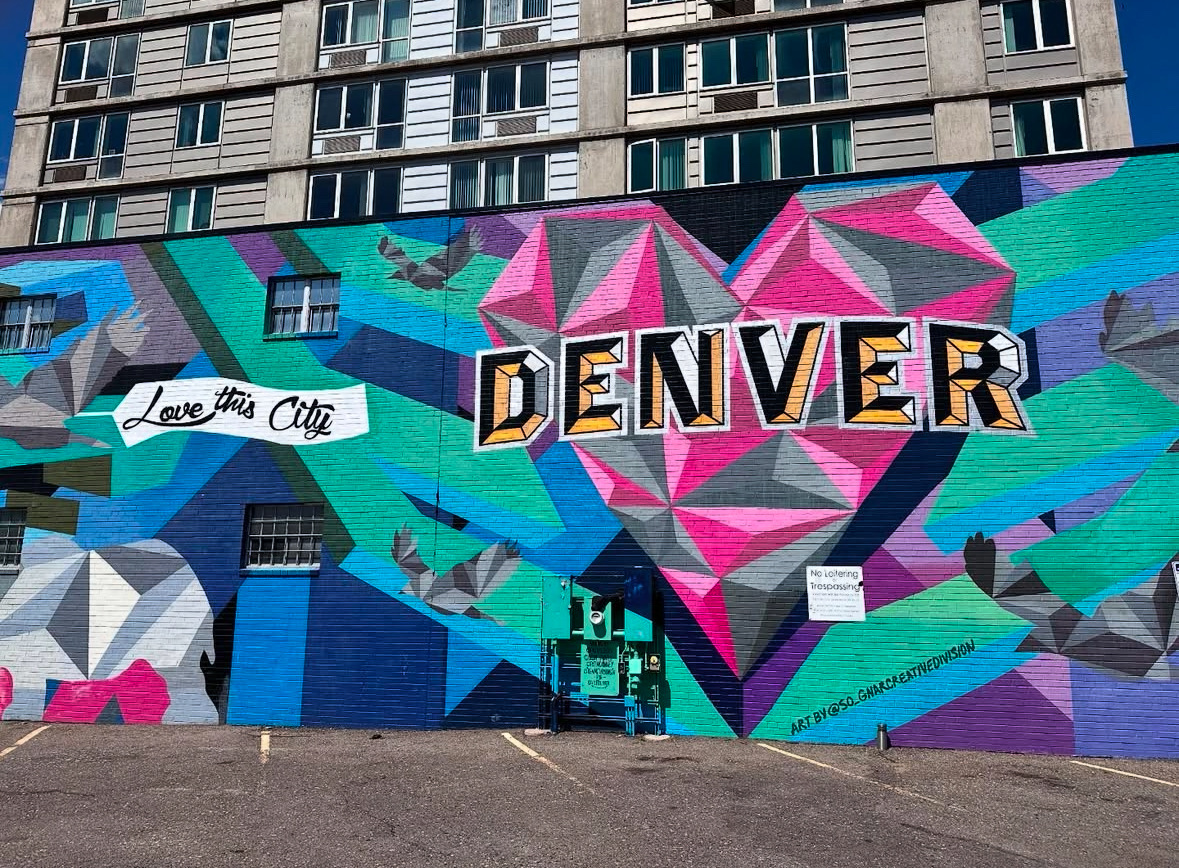mural in Denver by artist Pat Milbery.