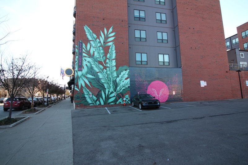 mural in Columbus by artist unknown.